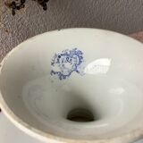 Compotier terre de fer piedouche 19th