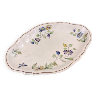 Pretty polychrome flower bowl