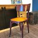 Series of 6 mismatched bistro chairs Baumann and Mahieu