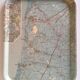 Plateau map of France Cap Ferret Le Pyla 1960