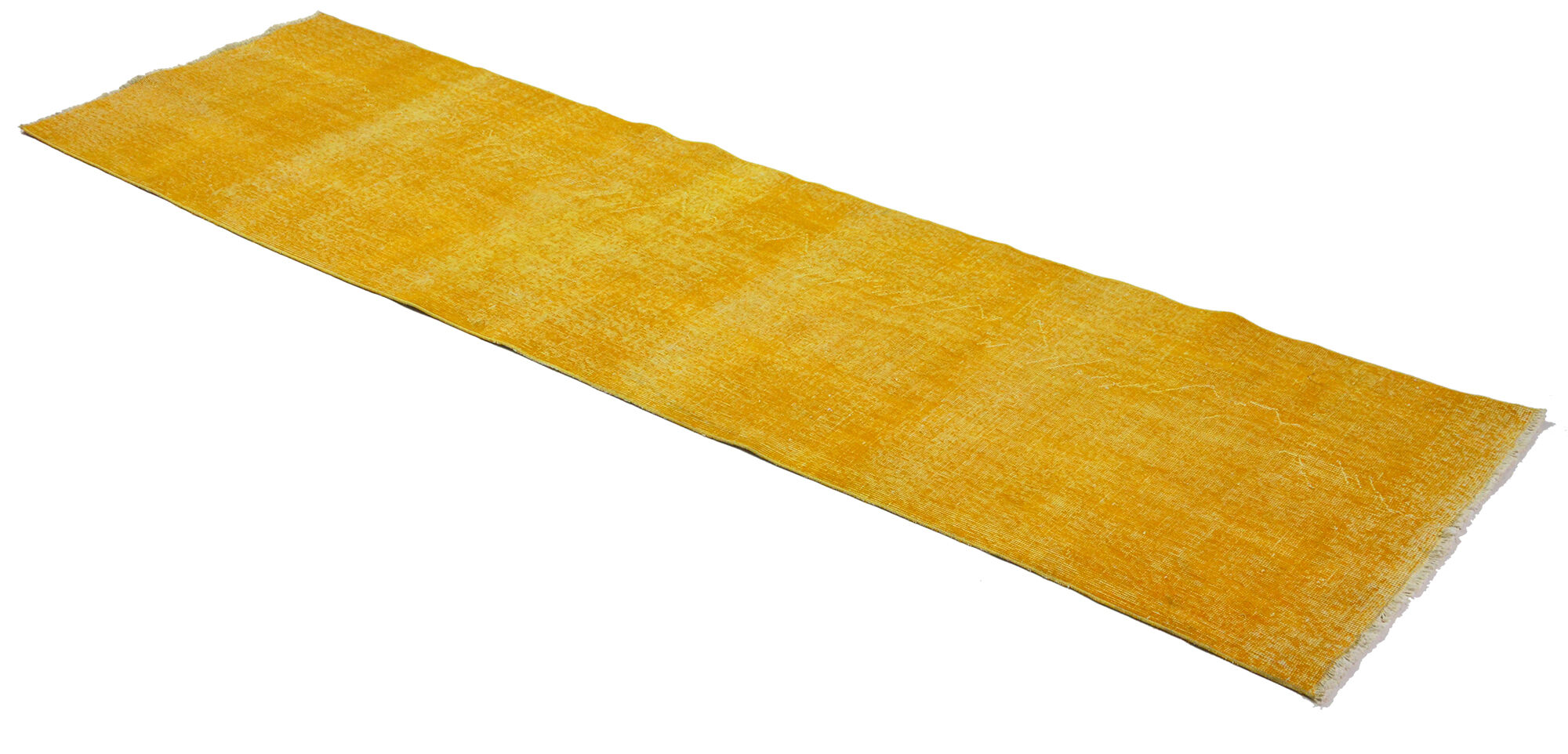 Anatolian handmade vintage rug 302 cm x 83 cm