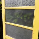 Porte vintage vitrages translucides