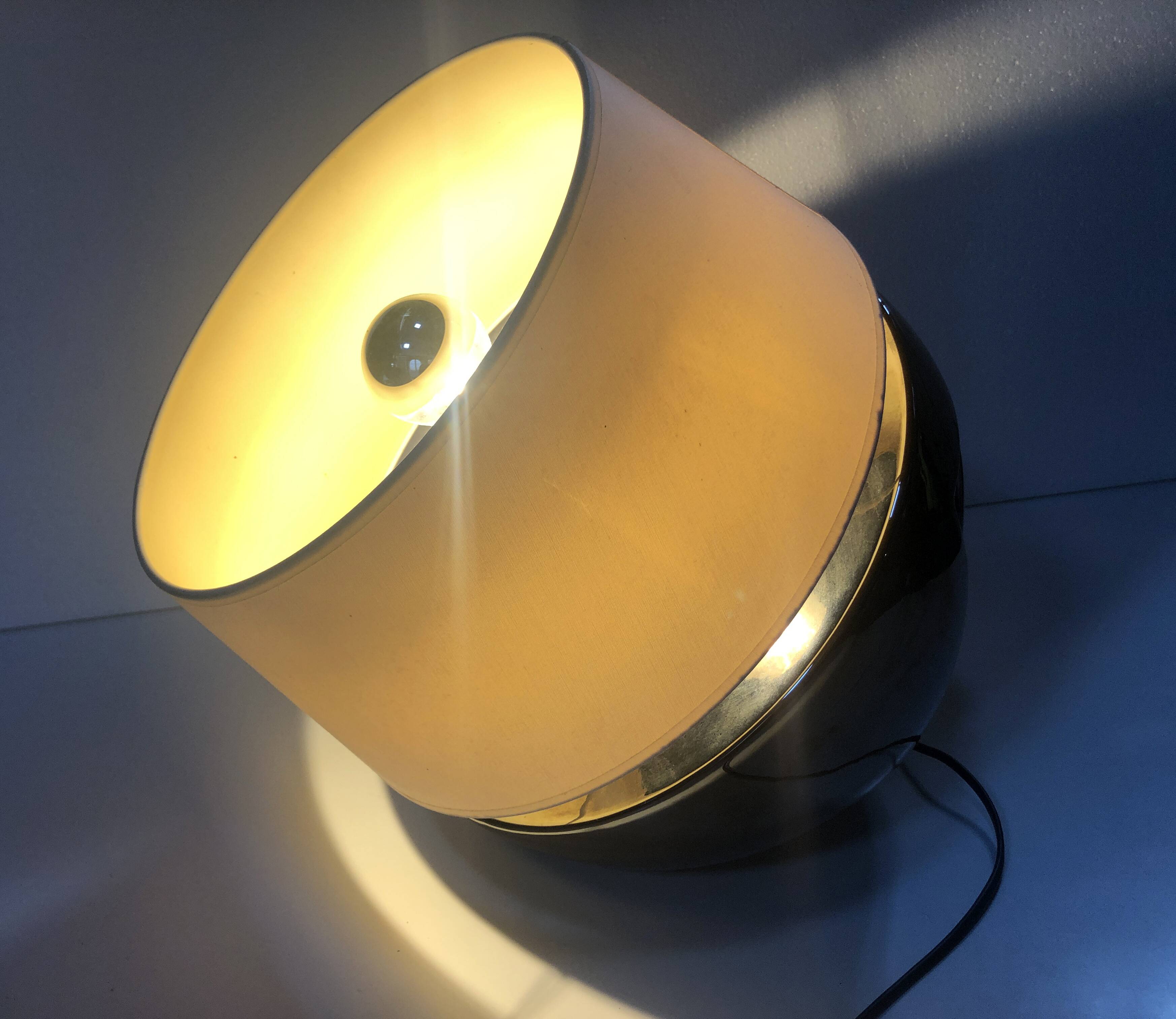 Large Vintage Lamp • Glazed Earthenware • Louis Drimmer • Space Age • 1960