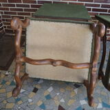A pair of Louis XIII-style sheep bones armchairs