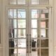 Double separation doors with transom and beveled glass 20th century
