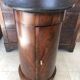 Somno empire period, flamed mahogany, anthracite Sainte-Anne marble