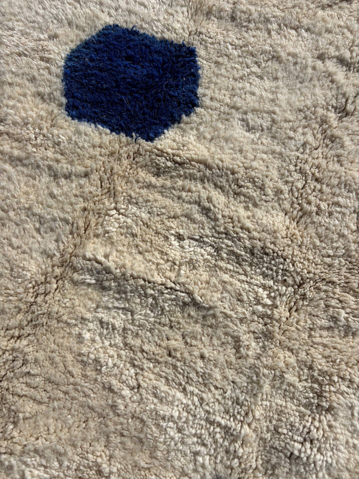 My Moroccan shaggy Berber rug customised.