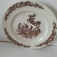 Louis XV model plate with chocolate decoration Clairefontaine Sanejouand & Graves