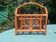 Vintage rattan magazine rack – Natural and retro elegance