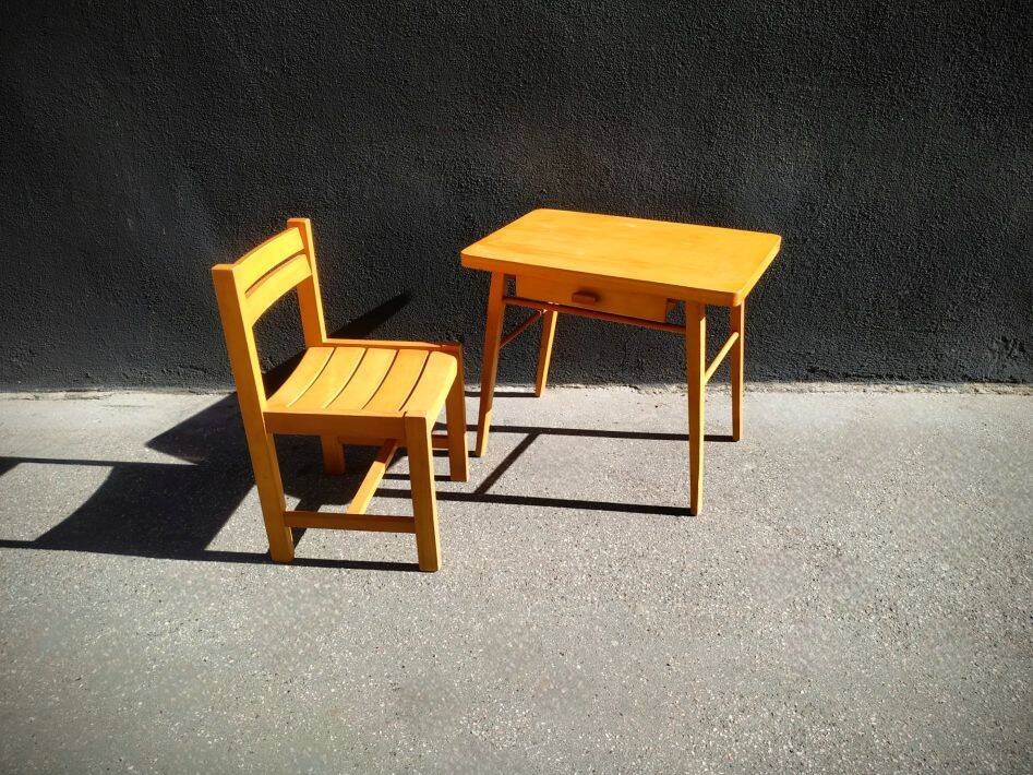 Small vintage children's chair