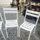 6 iron garden chairs