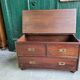 Mahogany and brass boat chest trunk the great pacific s fran