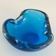 Murano Sommerso blue vide-poche 1970.