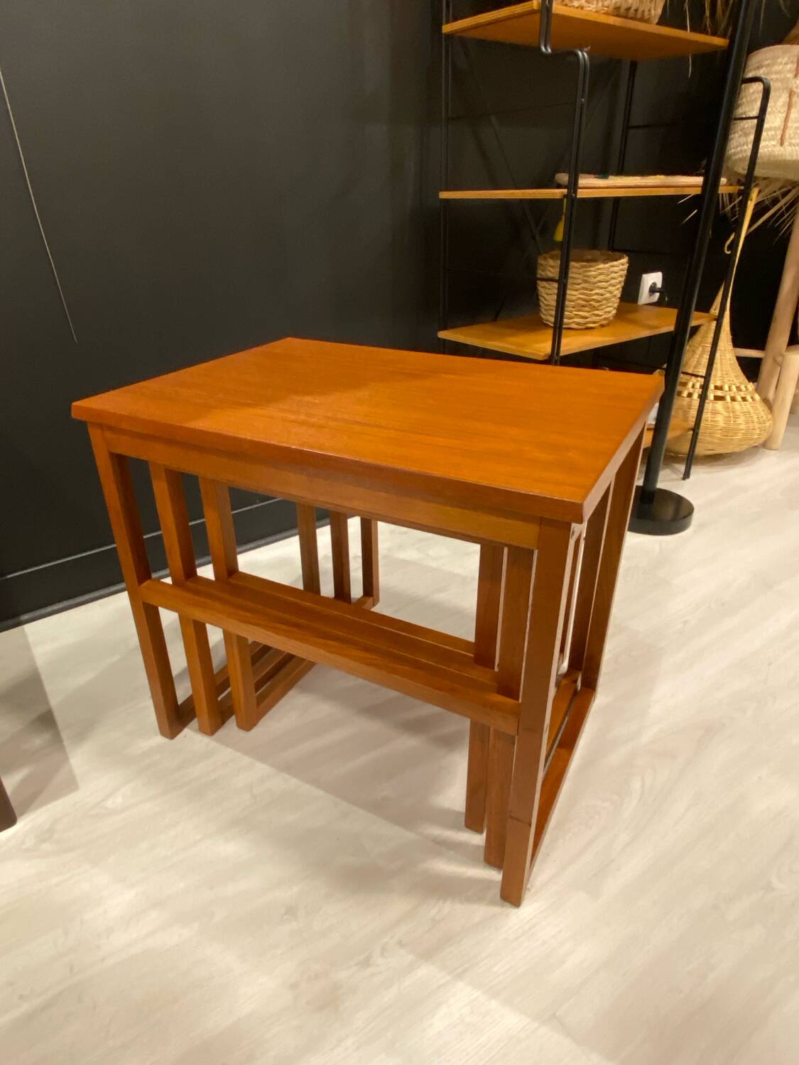 Scandinavian nesting table BRDR Furbo 1970