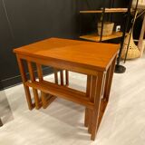 Scandinavian nesting table BRDR Furbo 1970