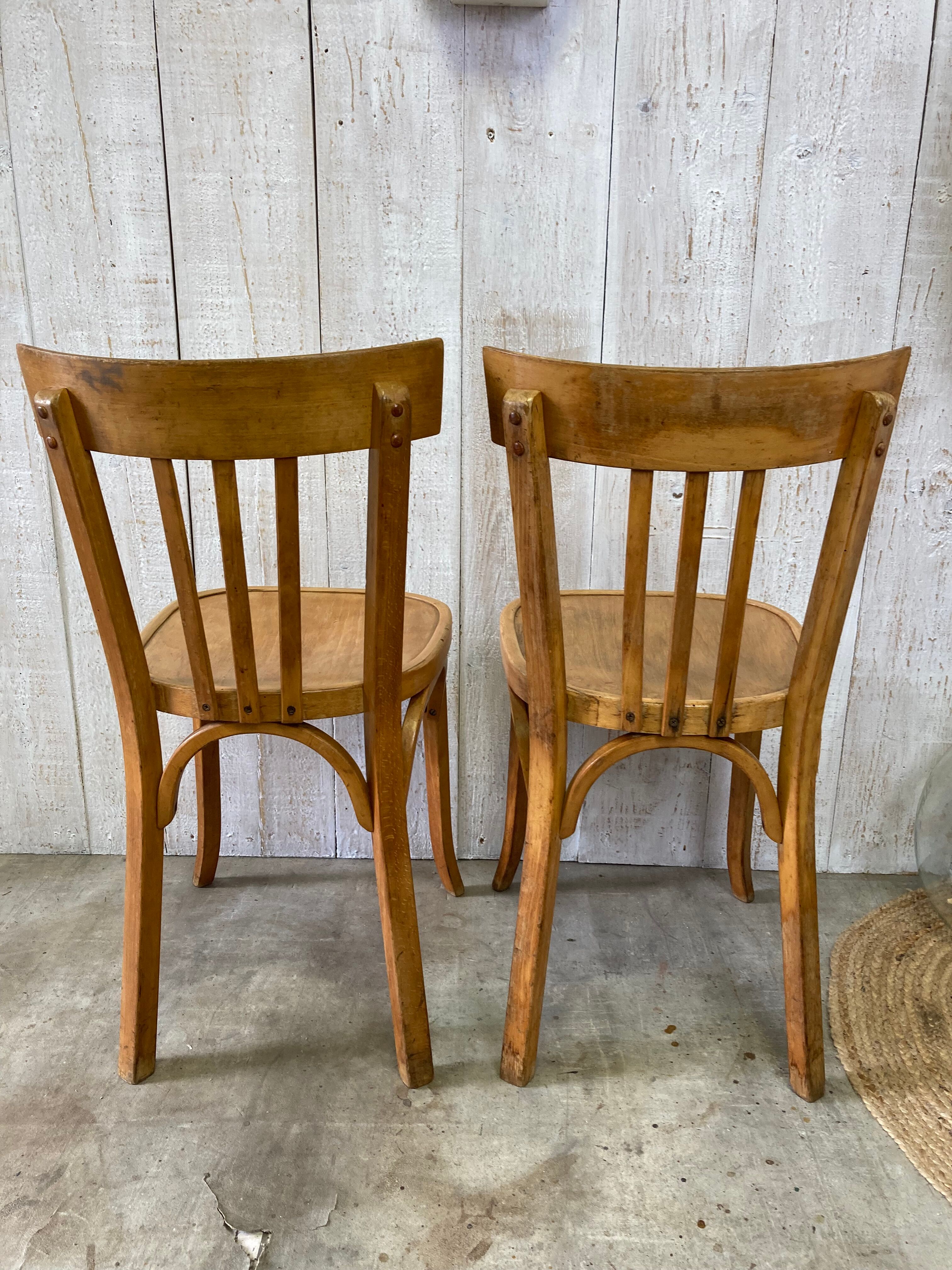 Paire chaises Baumann