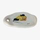 Cheese platter signed Fonck Vallauris, 1960s ceramic