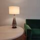 Grande lampe danoise en céramqiue - mid century