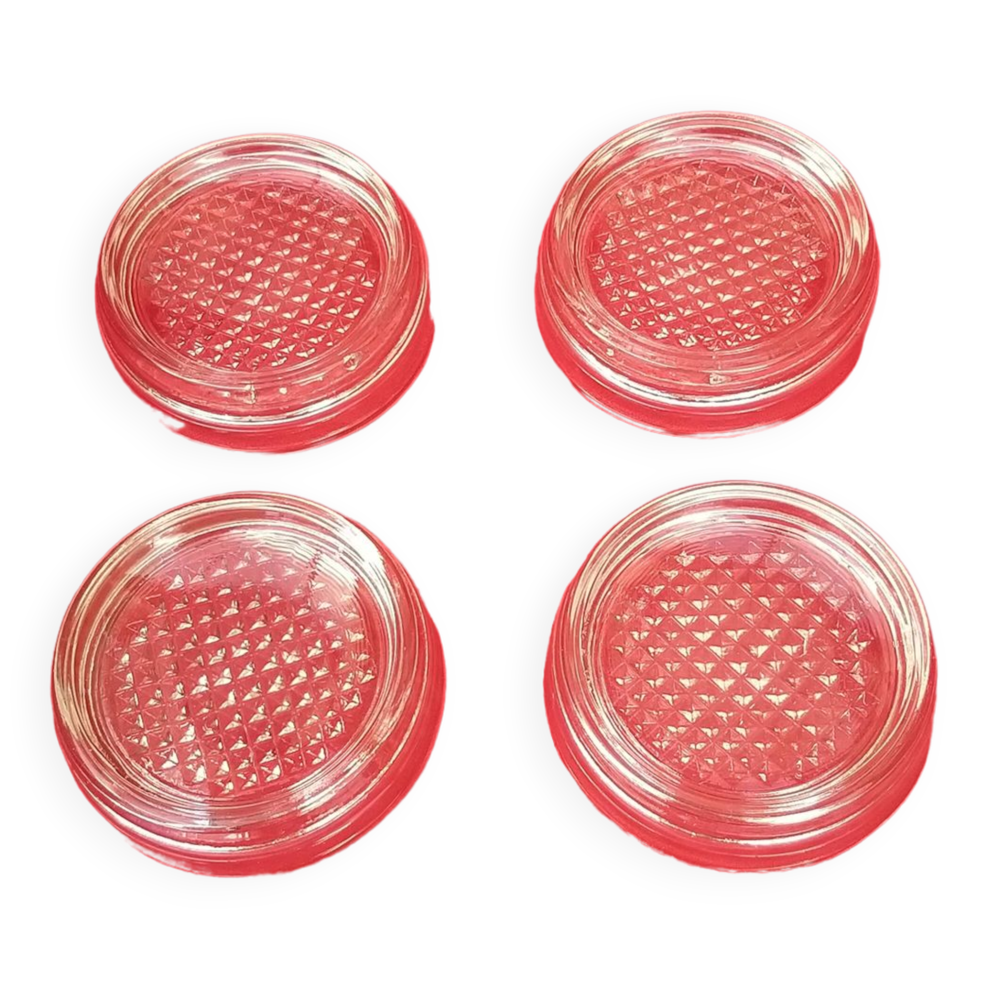 Glass bowl for table leg