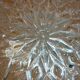 Round ceiling lamp in molded glass, Ø 25 cm