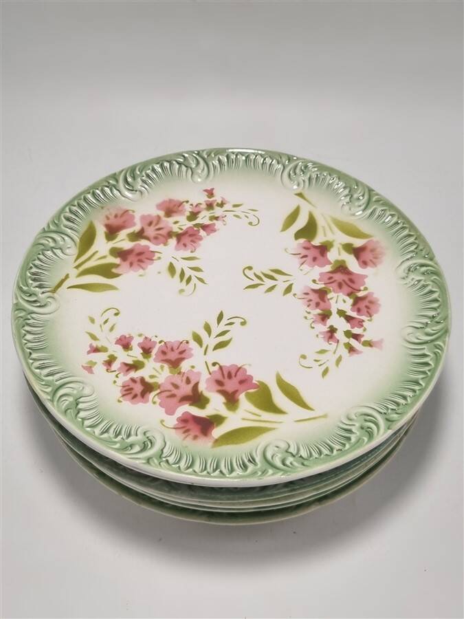 Digoin & Sarreguemines dessert plates
