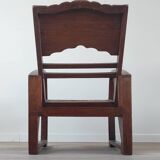 Fauteuil en teck de Birmanie