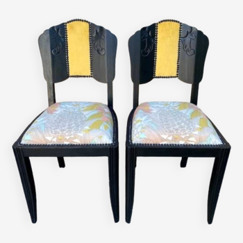 Pair of retro 1930s style chairs