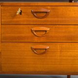 Danish teak desk by Kai Kristiansen for FM Møbler, 1960s