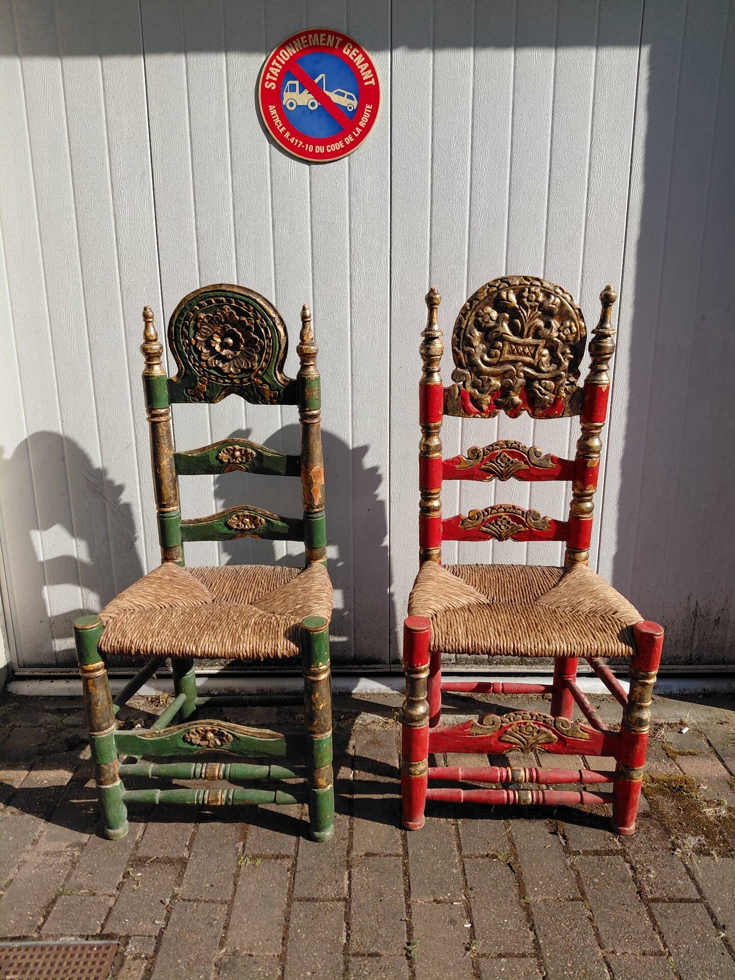 2 Majorcan chairs from the 19th century