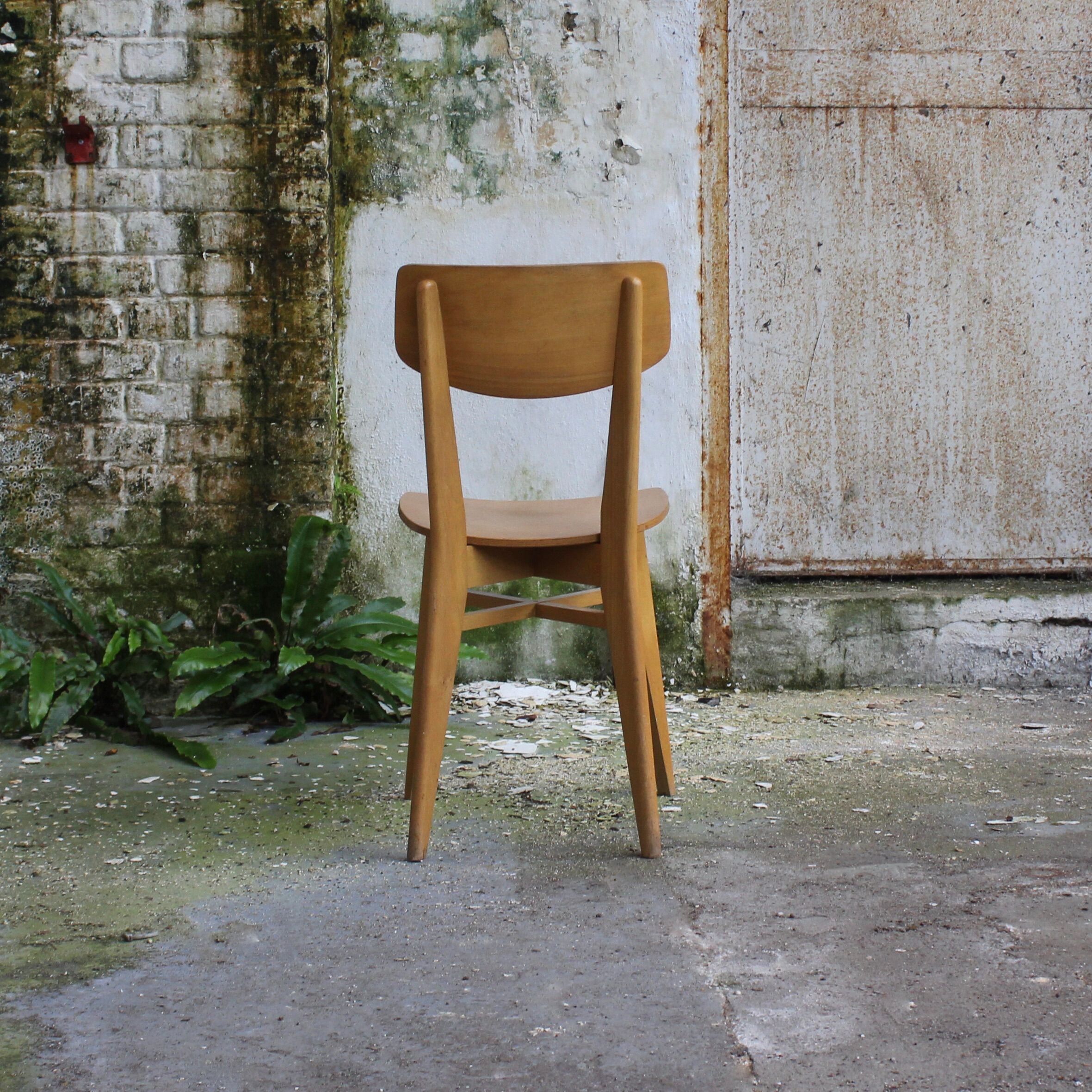 Suite of 4 chairs 1960