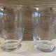 Duo de Vases Neufs Photophores en Verre Cristal Art Décoratif Design