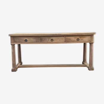 Three-drawer loom table