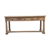 Three-drawer loom table