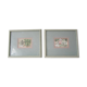 Two framed watercolors signed grosz