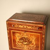 Bar cabinet in wood marquetry