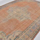 Oushak Turkish Orange Carpet sku 1703