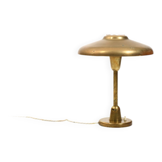 1950s danish brass table lamp