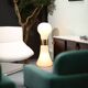 Brillo Floor Lamp in White Murano Glass Attributed to Carlo Nason
