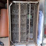 Skai orange convertible sofa 1950s