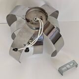 Chrome flower wall light