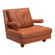 Fauteuil Baisity B&B, design vintage Antonio Citterio, cuir, années 1980