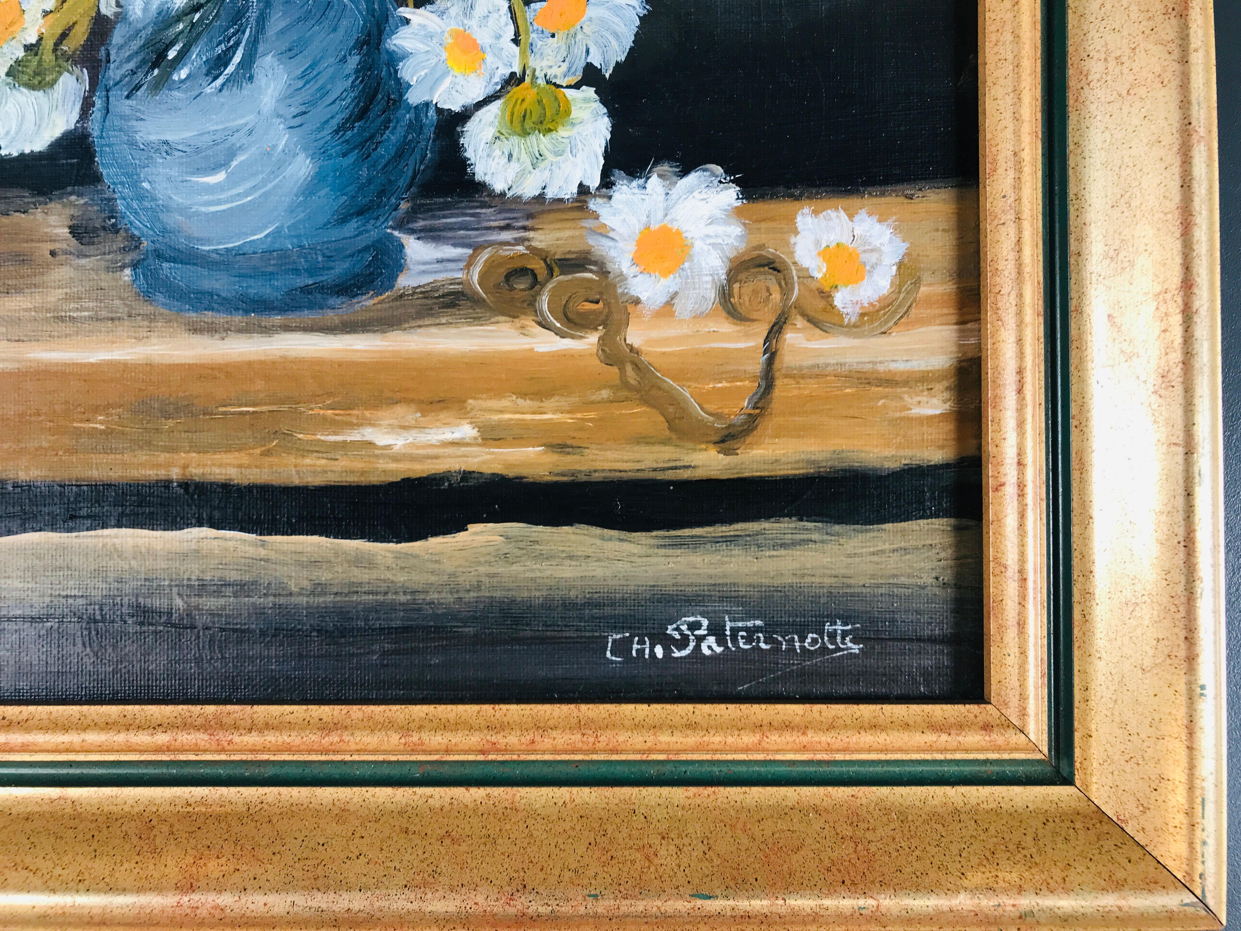 Nature morte bouquet de marguerites