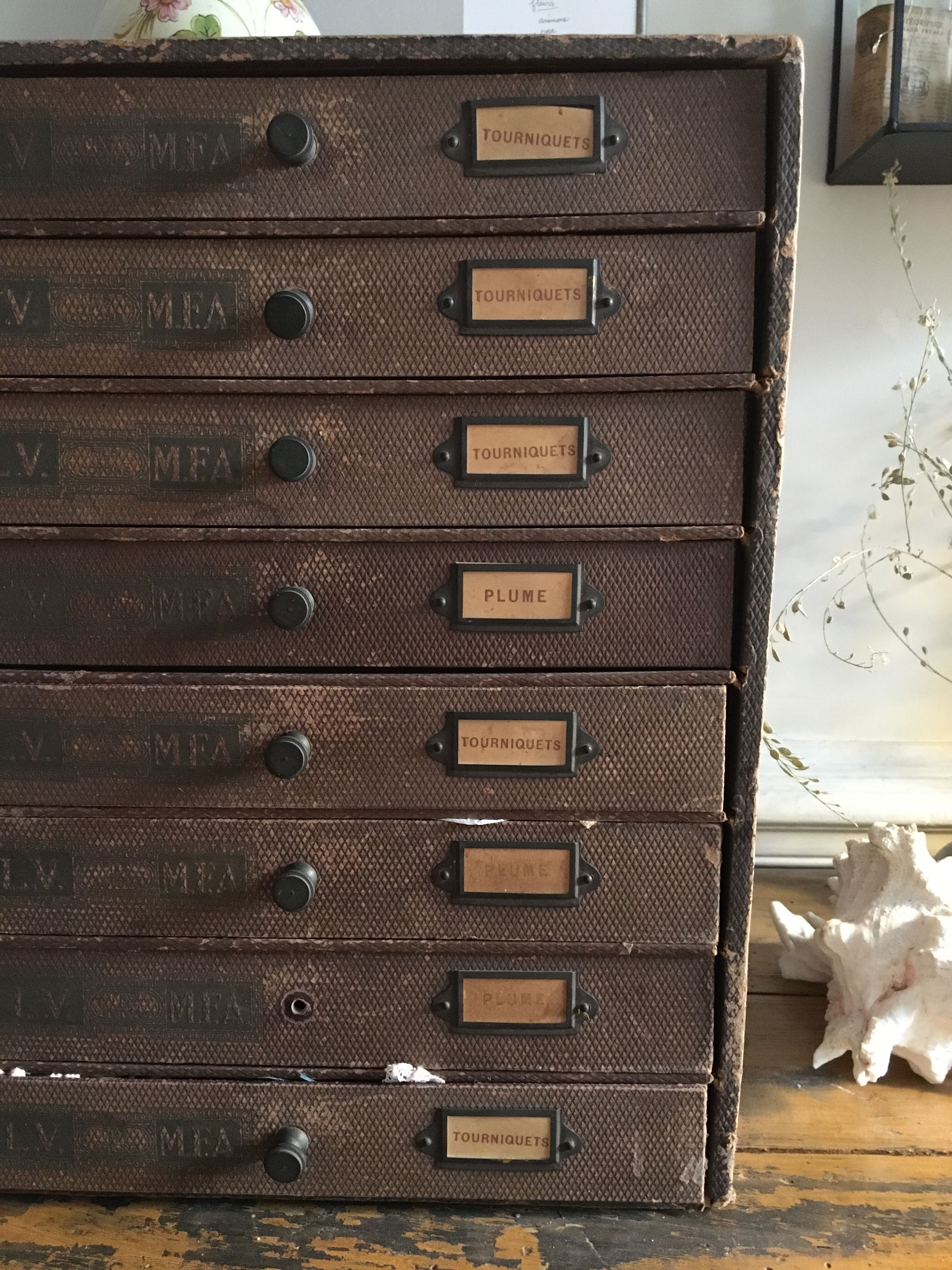 Former haberdashery display