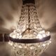 Lustre montgolfière à pampilles