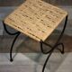 Stool metal & rope 1950