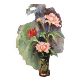 Tableau Huile Fleurs