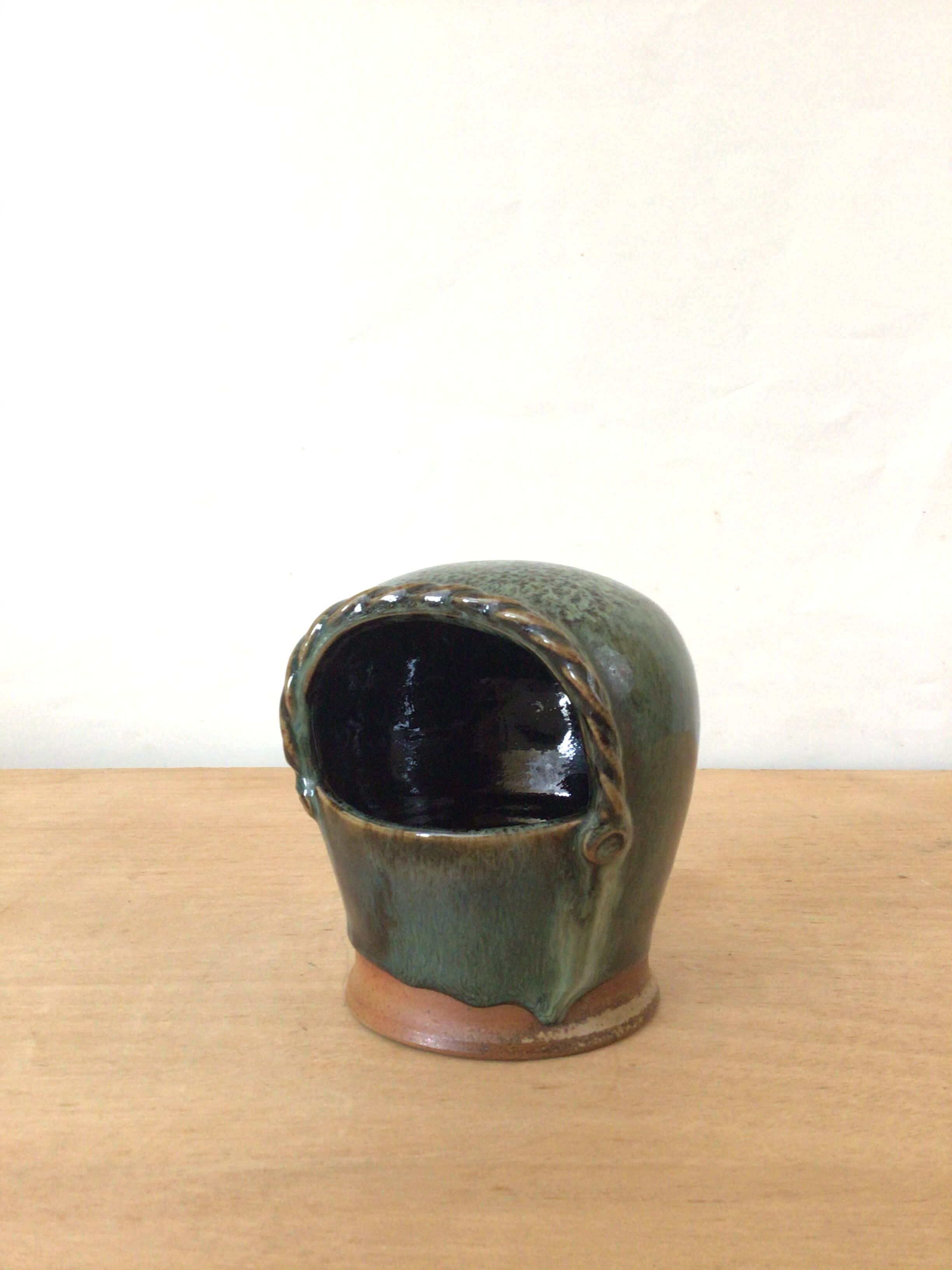 Salt pot in sandstone Puisaye Marina Tellier
