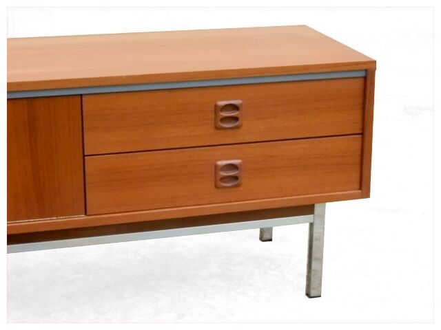 Enfilade furniture low tv hi design in teak 1980s