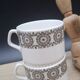 Set of 4 Murielle Boch coffee cups 1960
