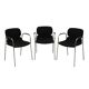 Set of three chairs, Italian design, 1970s, production: Italy